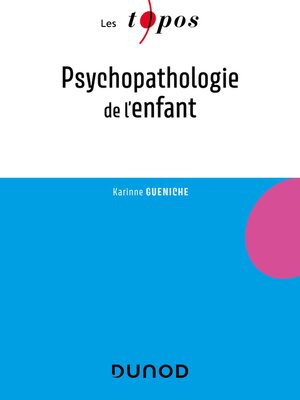 cover image of Psychopathologie de l'enfant